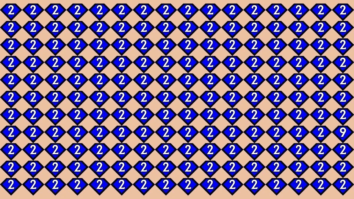 Найдите цифру 9: быстрая головоломка, чтобы "размять" мозг