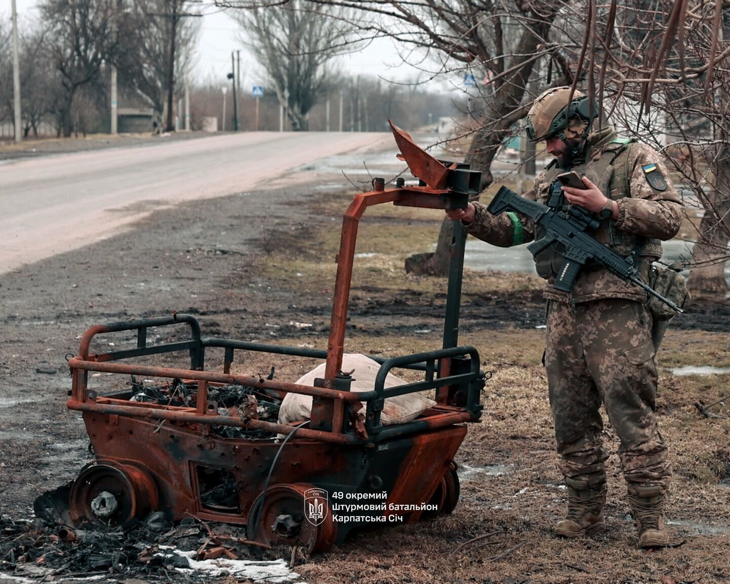 "Місто методично стирають": військові показали кадри з Костянтинівки. Фото