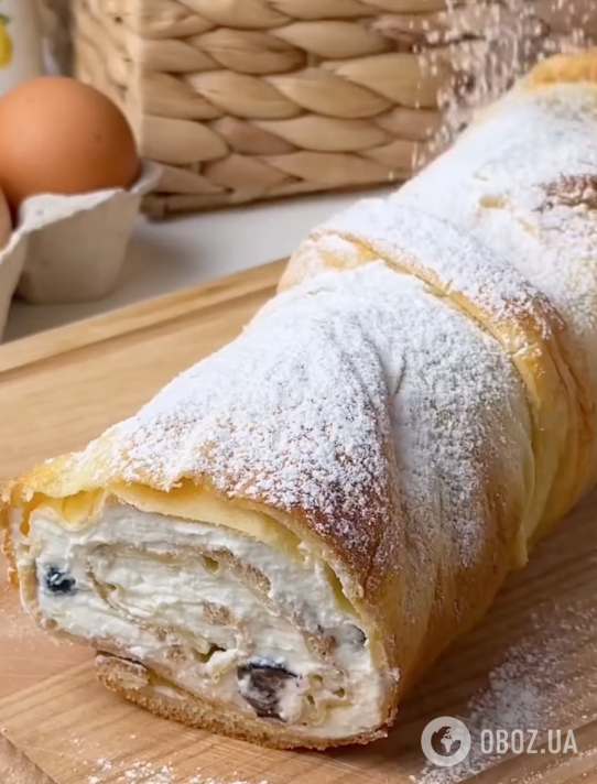 Смачніше за будь-який торт: легкий фінський млинець із ніжним сирним кремом і ягодами