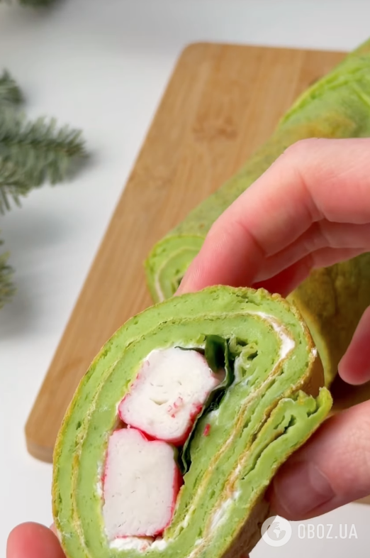 Фінський млинець із крабовою начинкою: рецепт найлегшої закуски для святкового столу