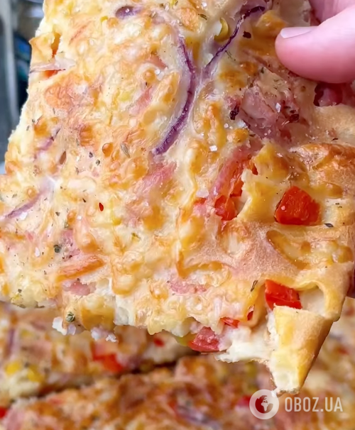 Швидка піца на рідкому тісті за 5 хвилин: найпростіший рецепт страви для перекусу