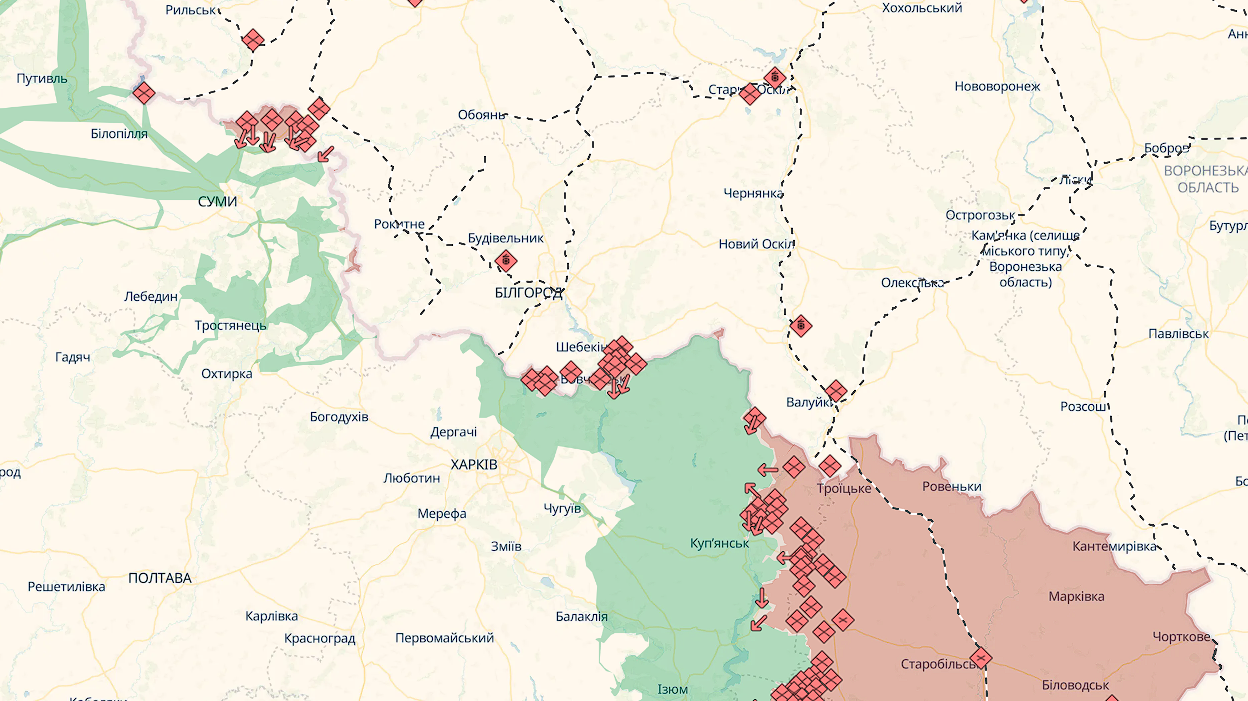 Пограничники поразили вражеский склад горючего, антенну связи и технику. Видео