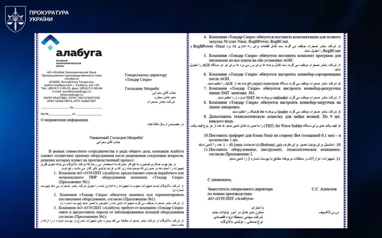 СБУ і Нацполіція викрили іранського генерала, який організував передачу Росії технологій виробництва Shahed. Фото