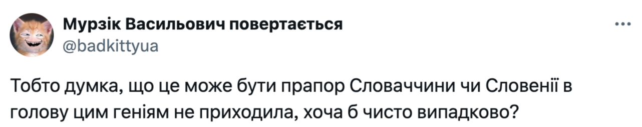 Банкіру нагадали, що Словаччина і Словенія мають схожі прапори