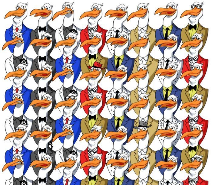 Знайдіть пінгвіна серед качок: цікава головоломка