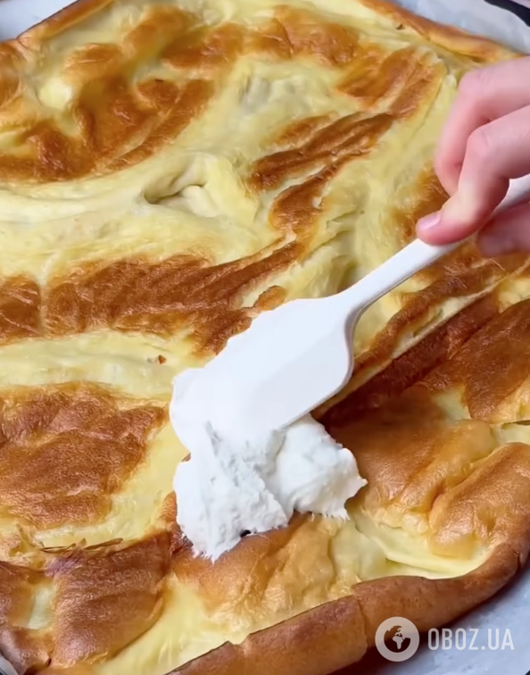 Вкуснее любого торта: легкий финский блин с творожной начинкой и ягодами