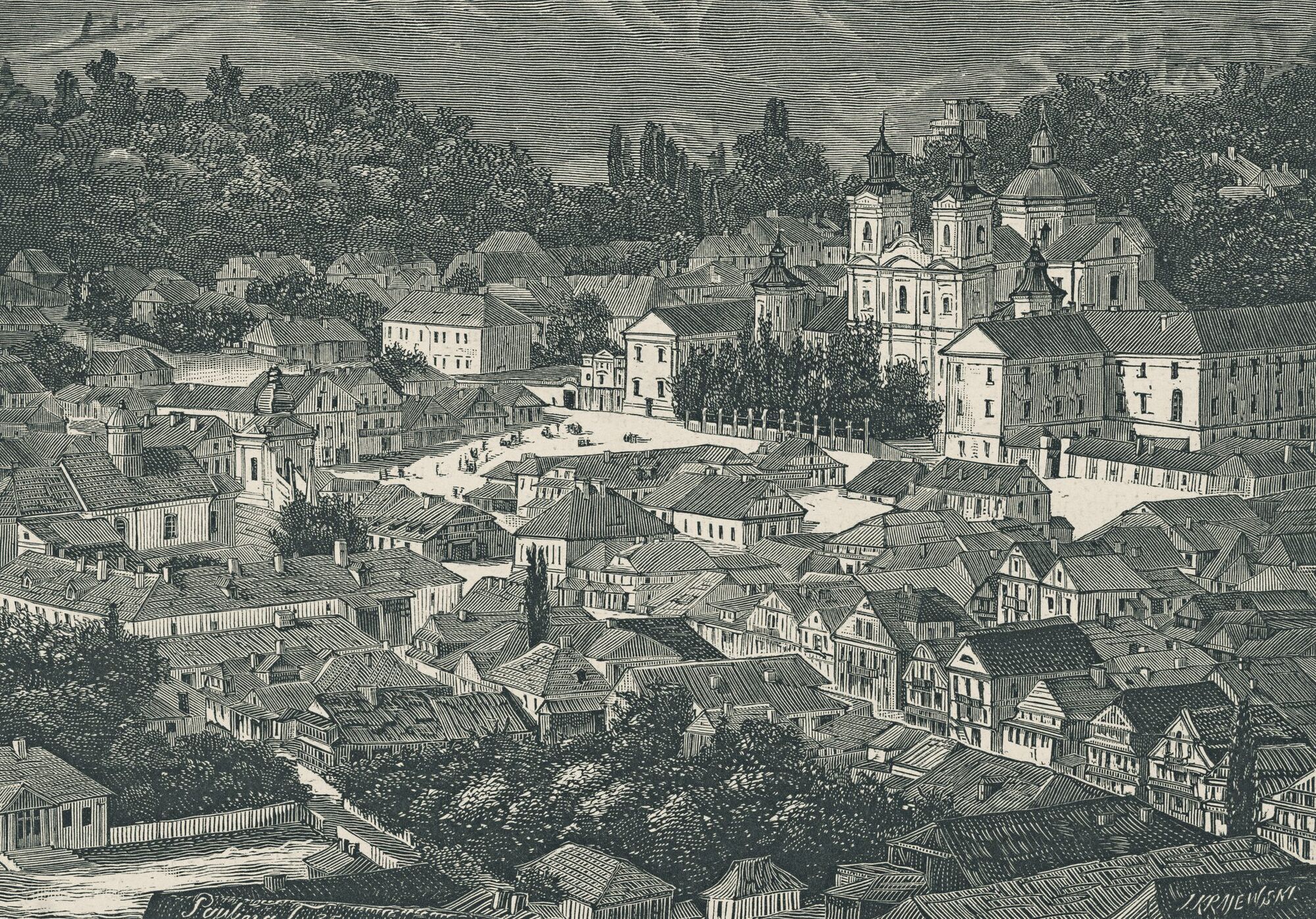 Мав особливий шарм: Кременець показали на старих гравюрах