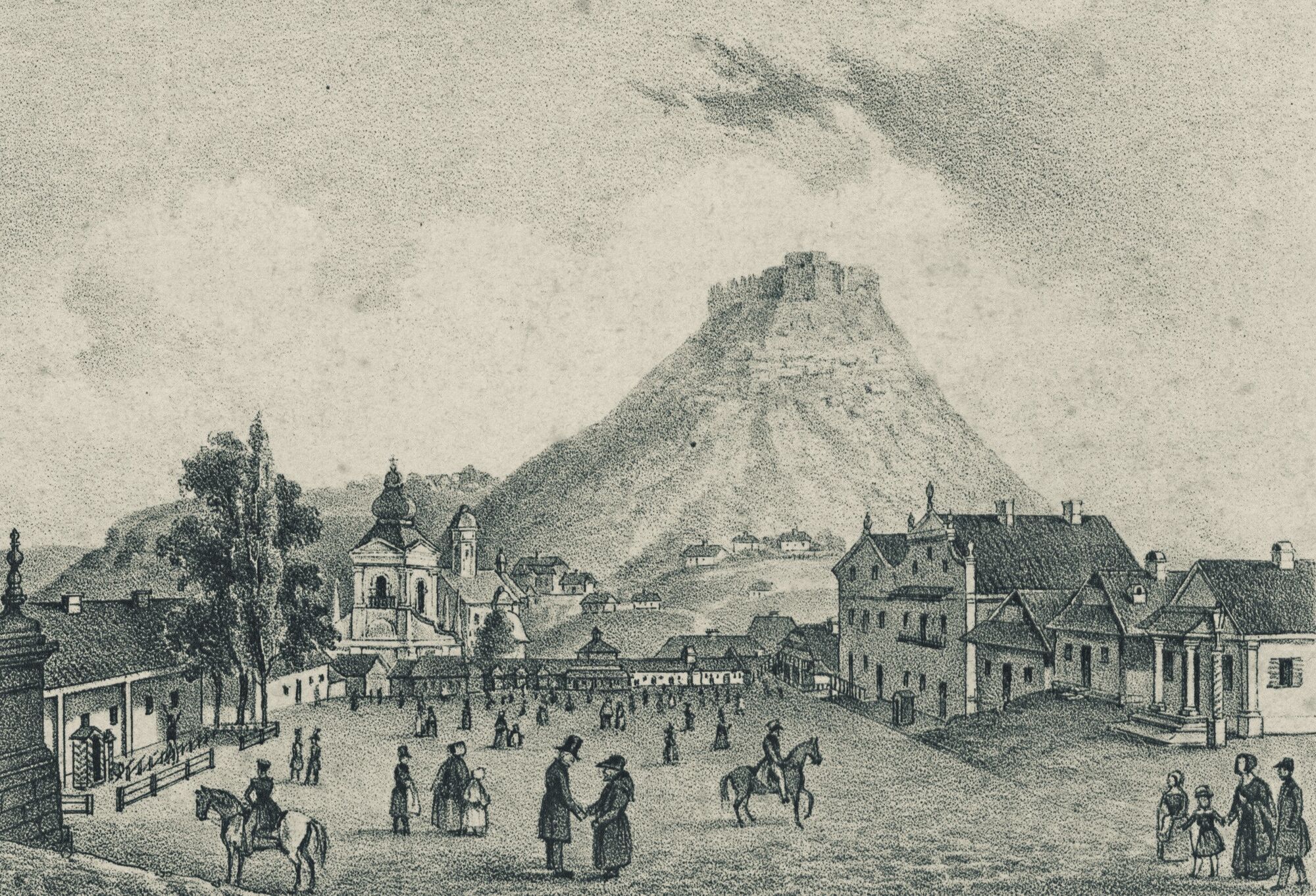 Мав особливий шарм: Кременець показали на старих гравюрах