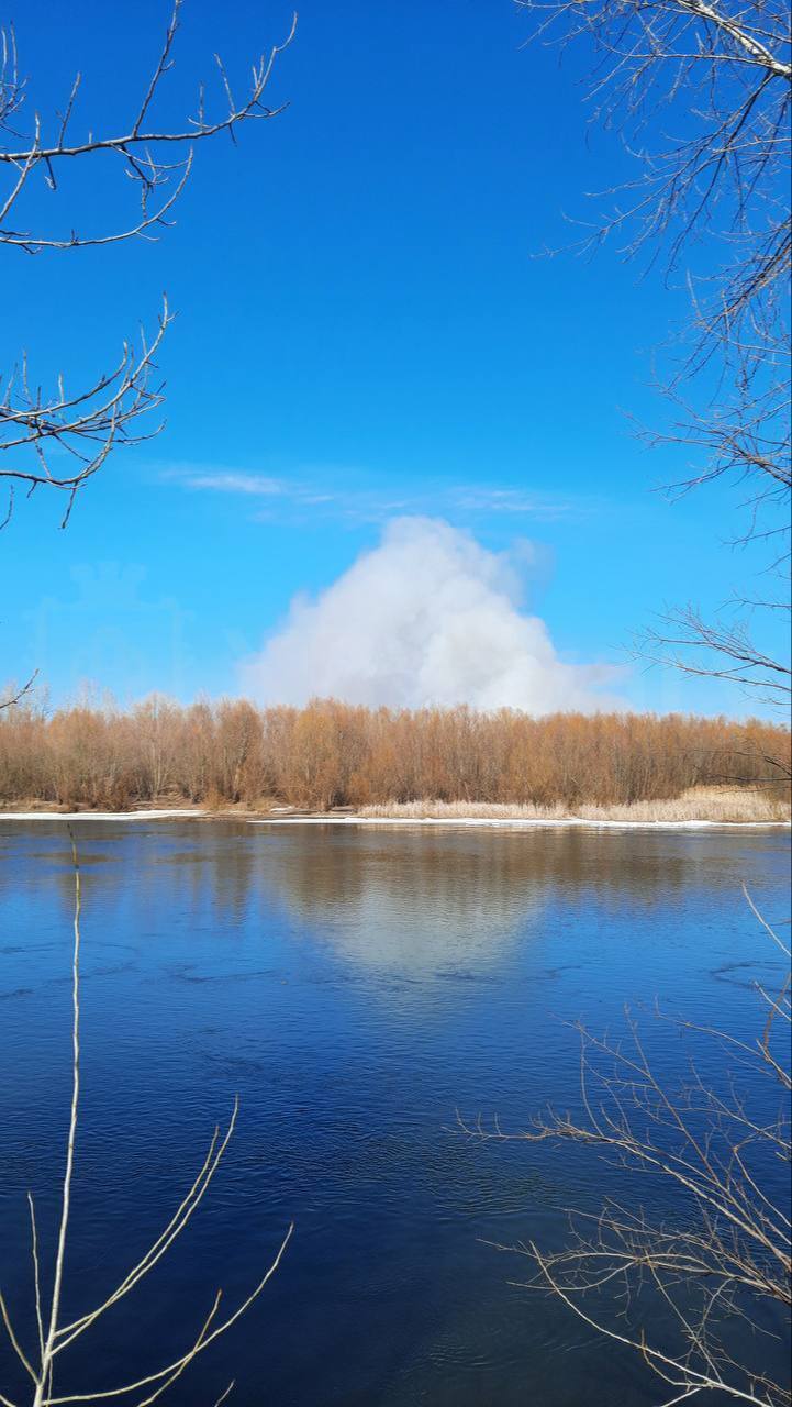 Столб дыма виден даже в столице: на Киевщине произошел масштабный пожар. Подробности, фото и видео