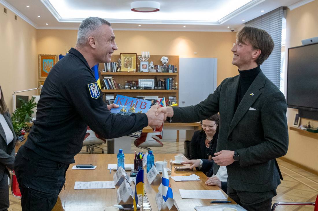 Кличко зустрівся з мером Тампере Ілмарі Нурміненом та подякував за допомогу Києву