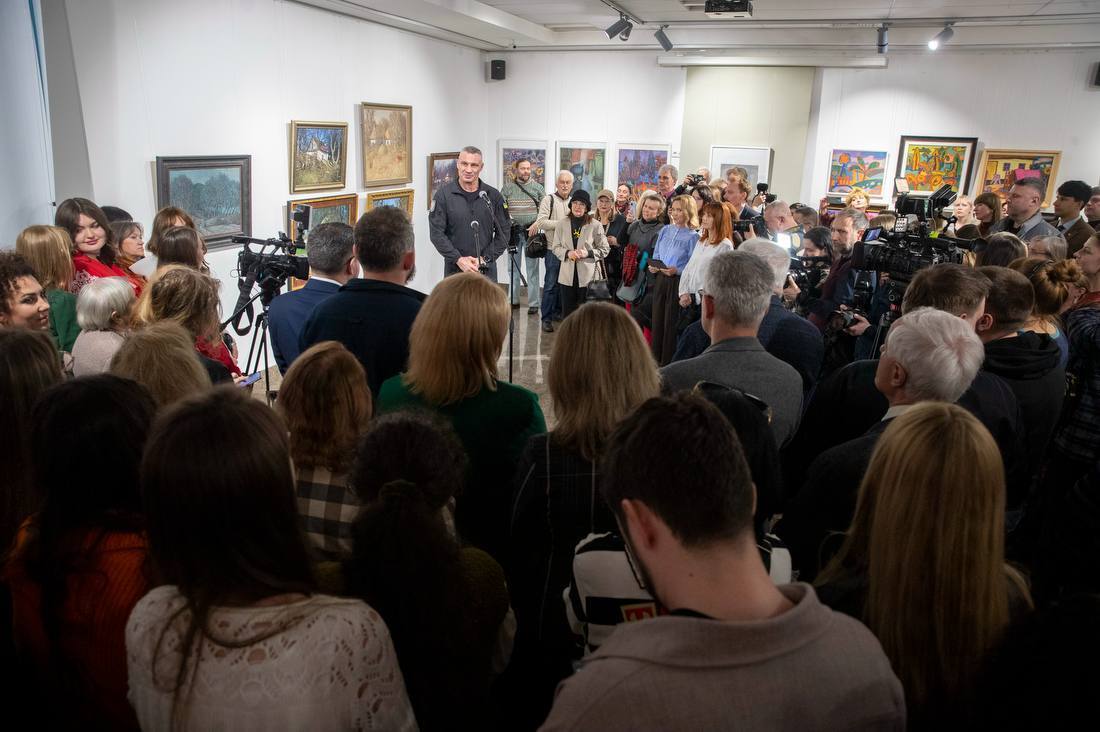 Його ім’я давно стало частиною світового мистецтва: Кличко взяв участь у відкритті виставки до 90-річчя художника Івана Марчука