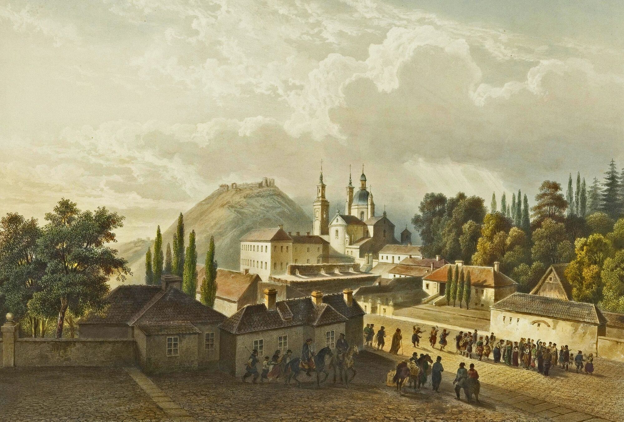 Мав особливий шарм: Кременець показали на старих гравюрах