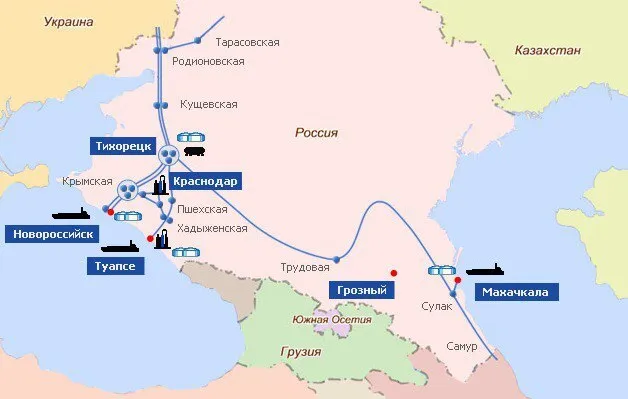 У Краснодарському краї РФ спалахнули резервуари з паливом: видно стовпи диму. Фото, відео