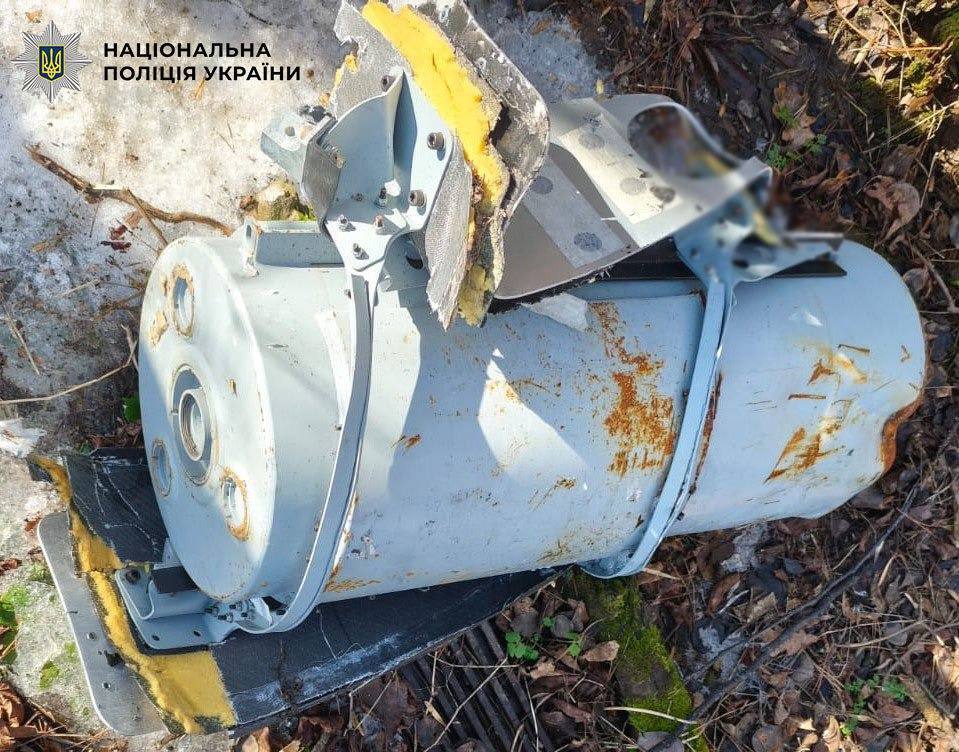 У Києві в лісосмузі знайшли нездетоновану бойову частину "Шахеда". Фото та відео