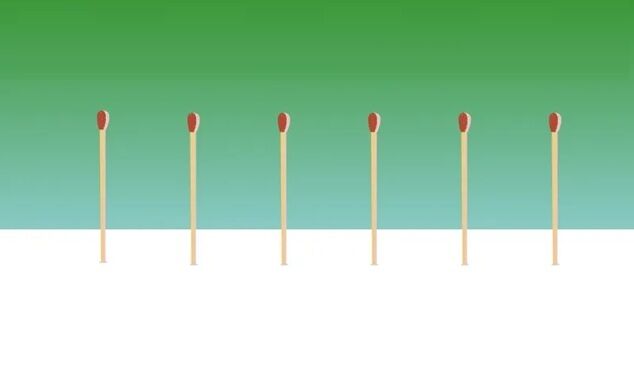 Как сделать 4 треугольника: непростая головоломка со спичками