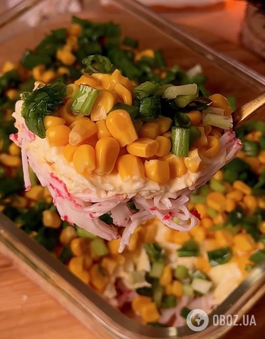 Салат "Сніговий краб" для святкового столу: найпростіший рецепт смачної страви