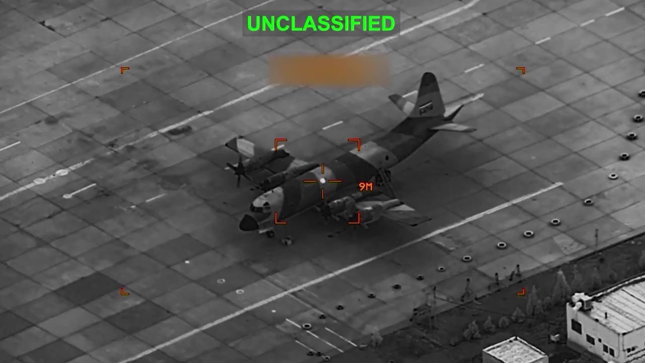 США розсекретили відео ударів по літаках в Ірані: серед "трофеїв" – російський Іл-76