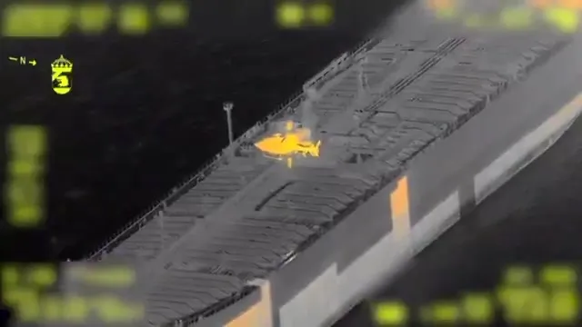 Швеція перехопила танкер тіньового флоту РФ: з'явилося відео операції