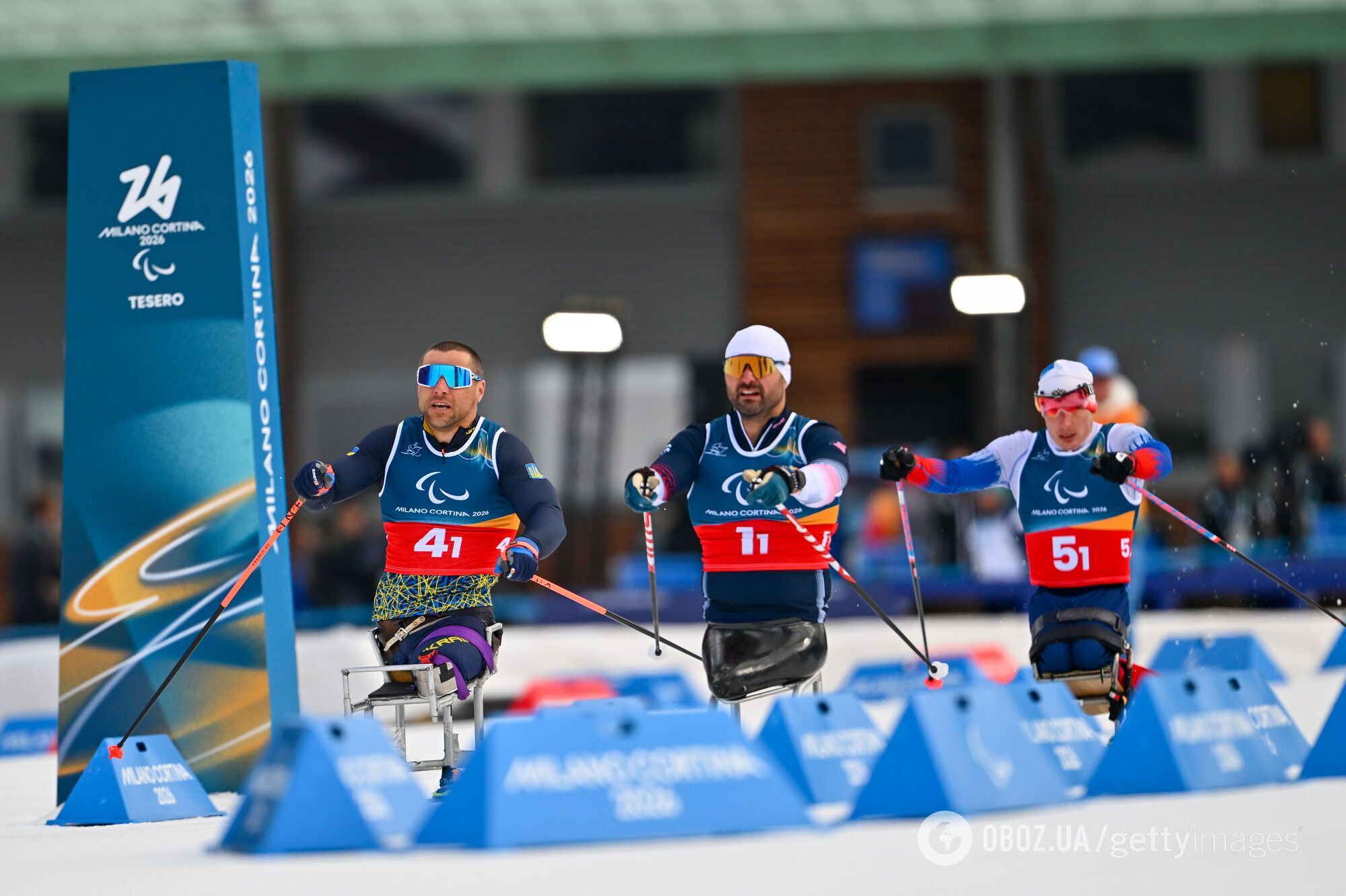 Российским спортсменам на Паралимпиаде-2026 пришлось финишировать под флаг Украины. Видео