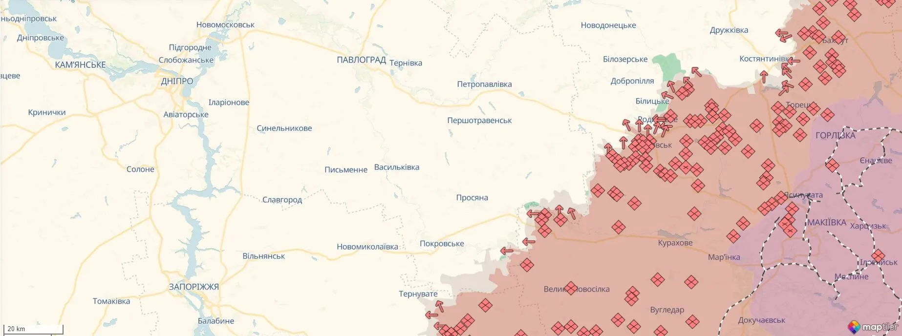 Такого не было с 2023 года: оккупанты теряют в Украине больше территорий, чем захватывают