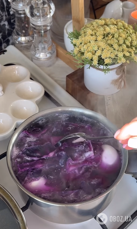 Як пофарбувати яйця на Великдень в блактний колір: знадобиться один натуральний компонент