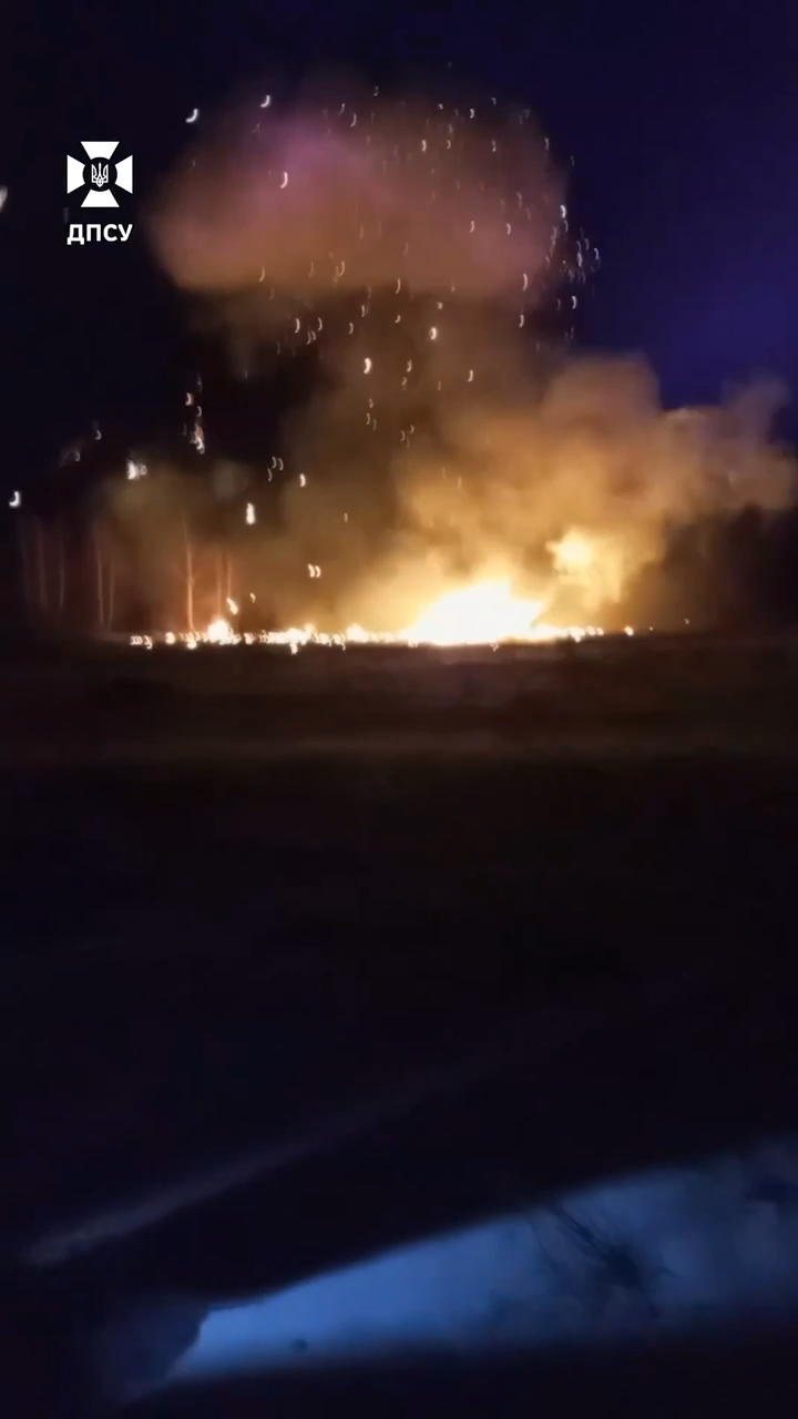 На Харьковщине сбитый "Шахед" упал и взорвался в 30 метрах от мобильной огневой группы. Видео