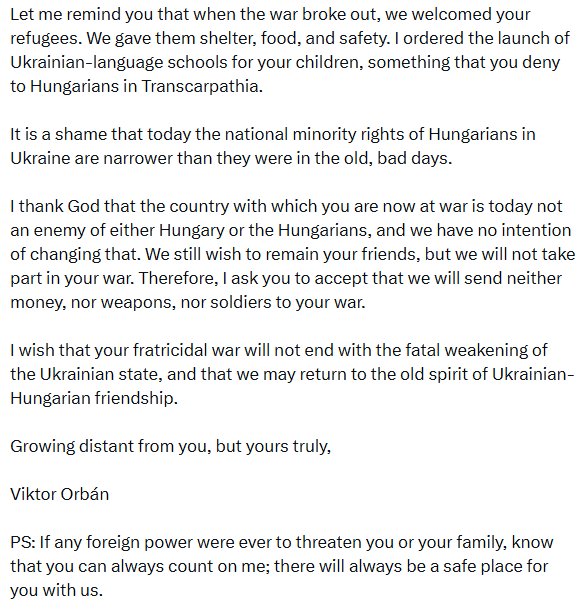 "Вікторе, зупинись і згадай, ким ти був": Ющенко звернувся до Орбана з відкритим листом і отримав несподівану відповідь