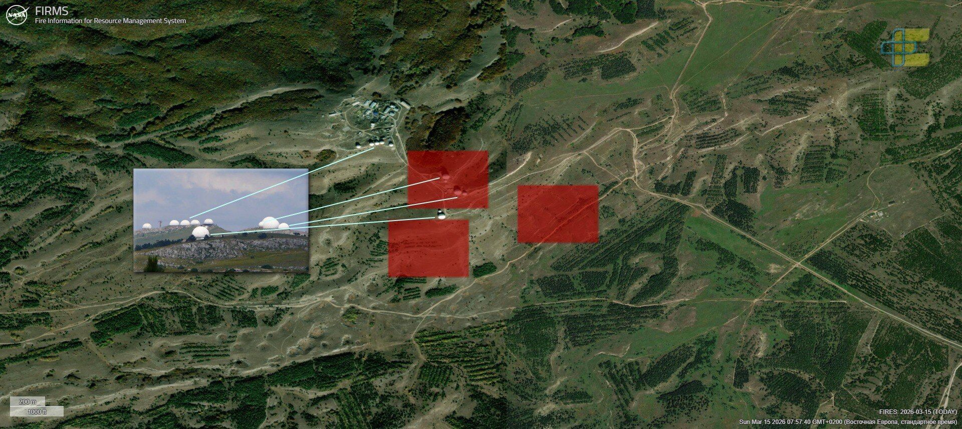 В окупованому Криму горіли радіолокаційні станції ворога після влучання БпЛА: деталі