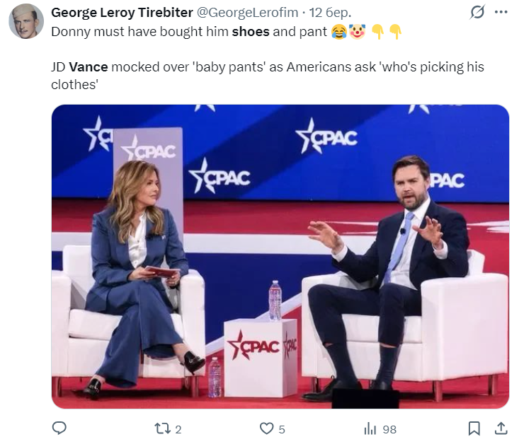 Подарок Трампа рассмешил сеть: Рубио и Вэнс носят туфли, которые оказались великоваты. Фото