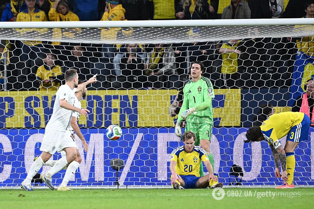 Швеція втратила всіх воротарів на матч з Україною в плей-оф відбору ЧС-2026