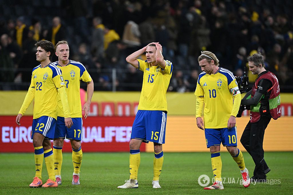 Швеція втратила всіх воротарів на матч з Україною в плей-оф відбору ЧС-2026