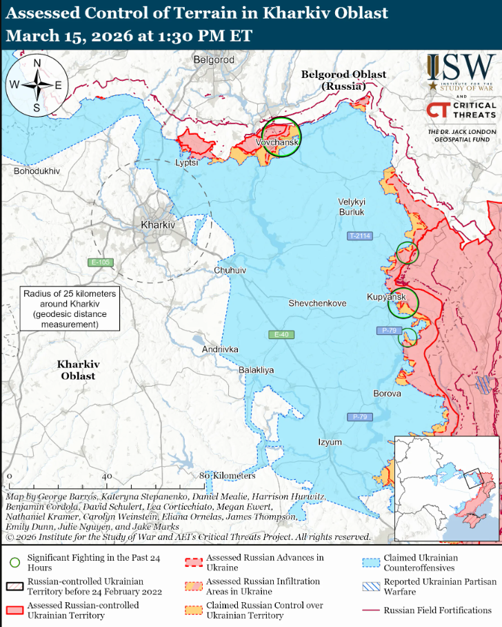 Украинские войска продвинулись вблизи Славянска и в районе Константиновки – ISW
