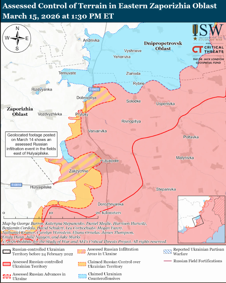 Украинские войска продвинулись вблизи Славянска и в районе Константиновки – ISW