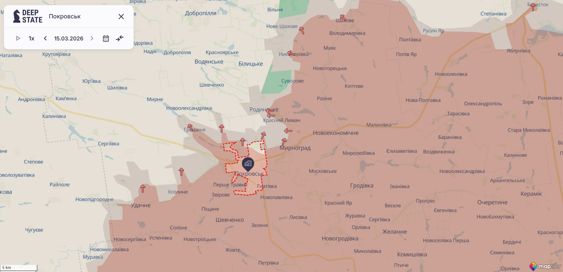 В Нацгвардии назвали два направления фронта, на которых снизилась активность врага, но есть "нюанс". Карта