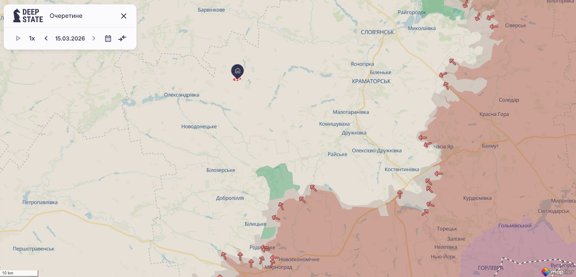 В Нацгвардии назвали два направления фронта, на которых снизилась активность врага, но есть "нюанс". Карта