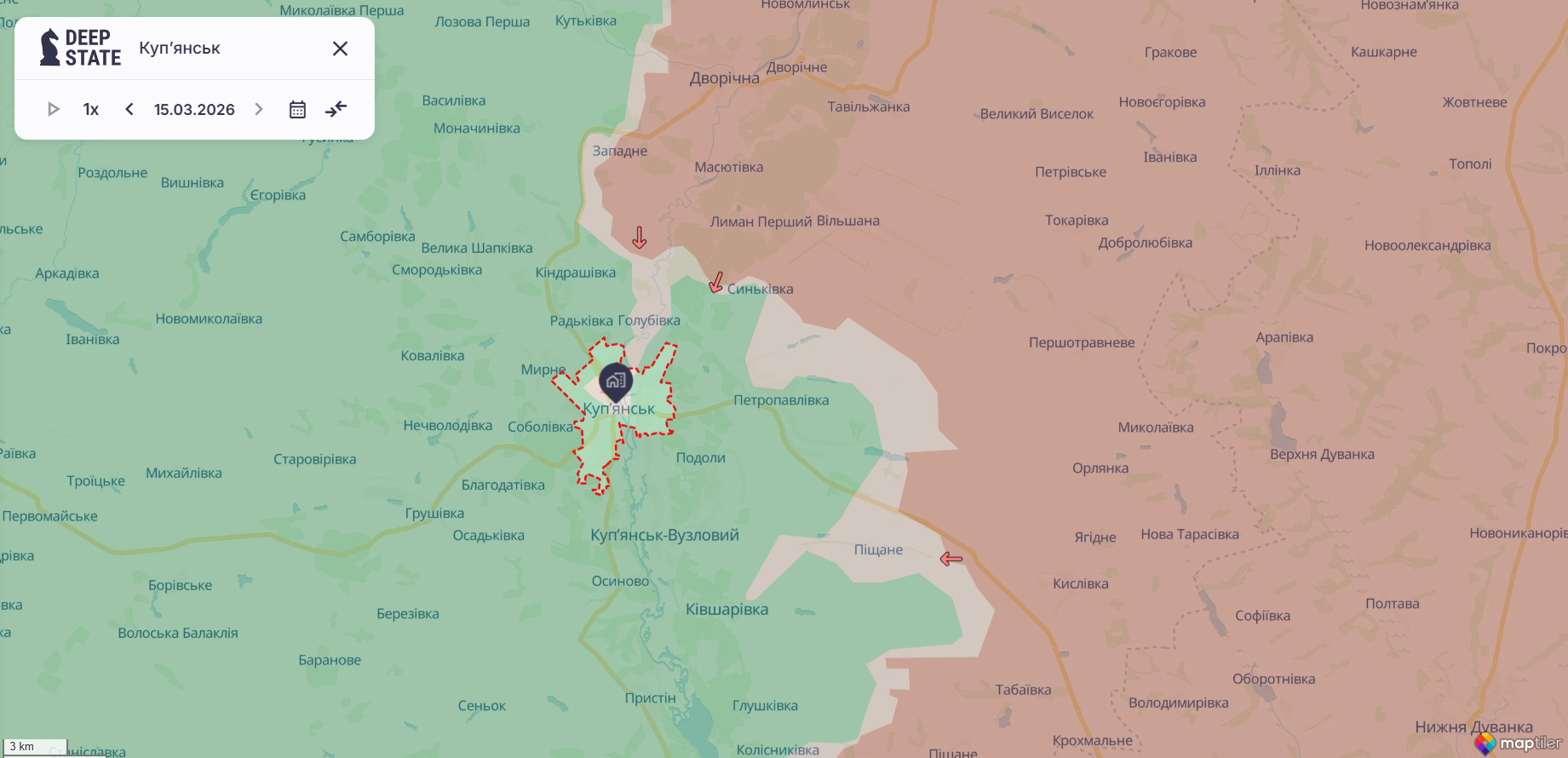 В Нацгвардии назвали два направления фронта, на которых снизилась активность врага, но есть "нюанс". Карта