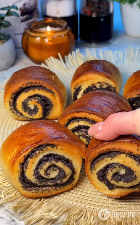 Пышные сладкие булочки с маком: как приготовить в домашних условиях
