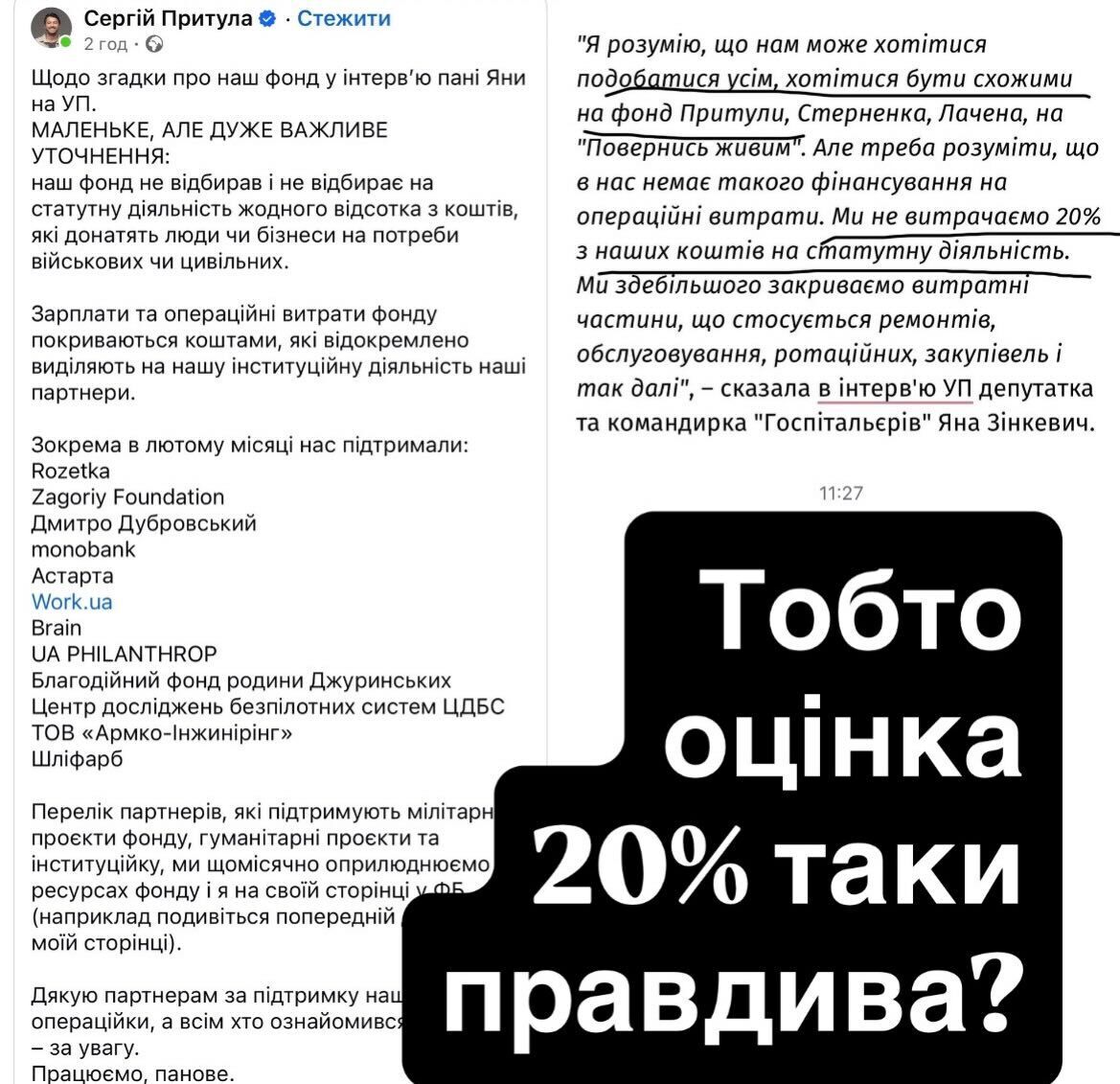 Журналист заявил, что на функционирование Фонда Притулы уходит 400 млн грн в год: волонтер опроверг и озвучил другие цифры