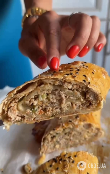 Ситний м'ясний рулет з лаваша: готується елементарно