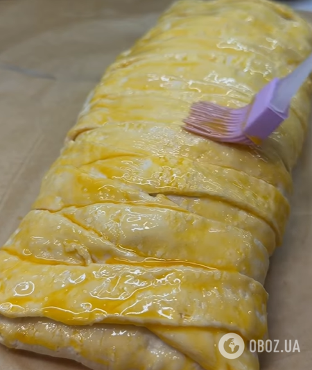 Ситний листковий пиріг з шинкою та сиром: готується елементарно