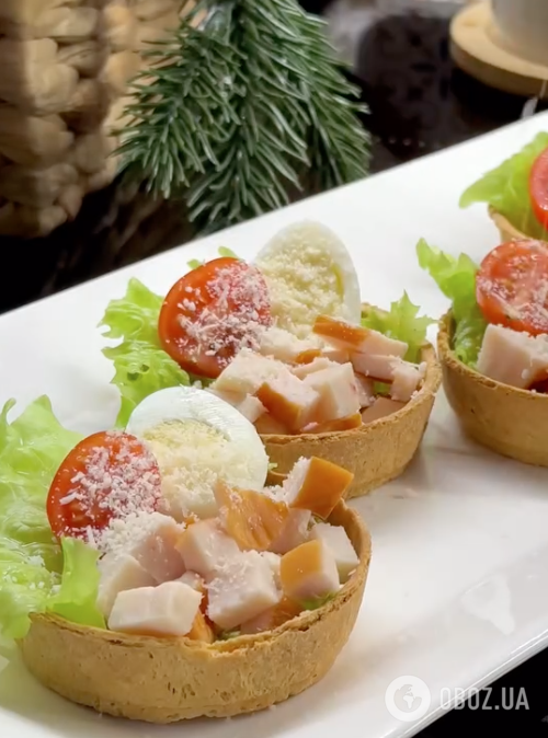 Тарталетки "Цезар" для великоднього столу: рецепт смачної та бюджетної закуски