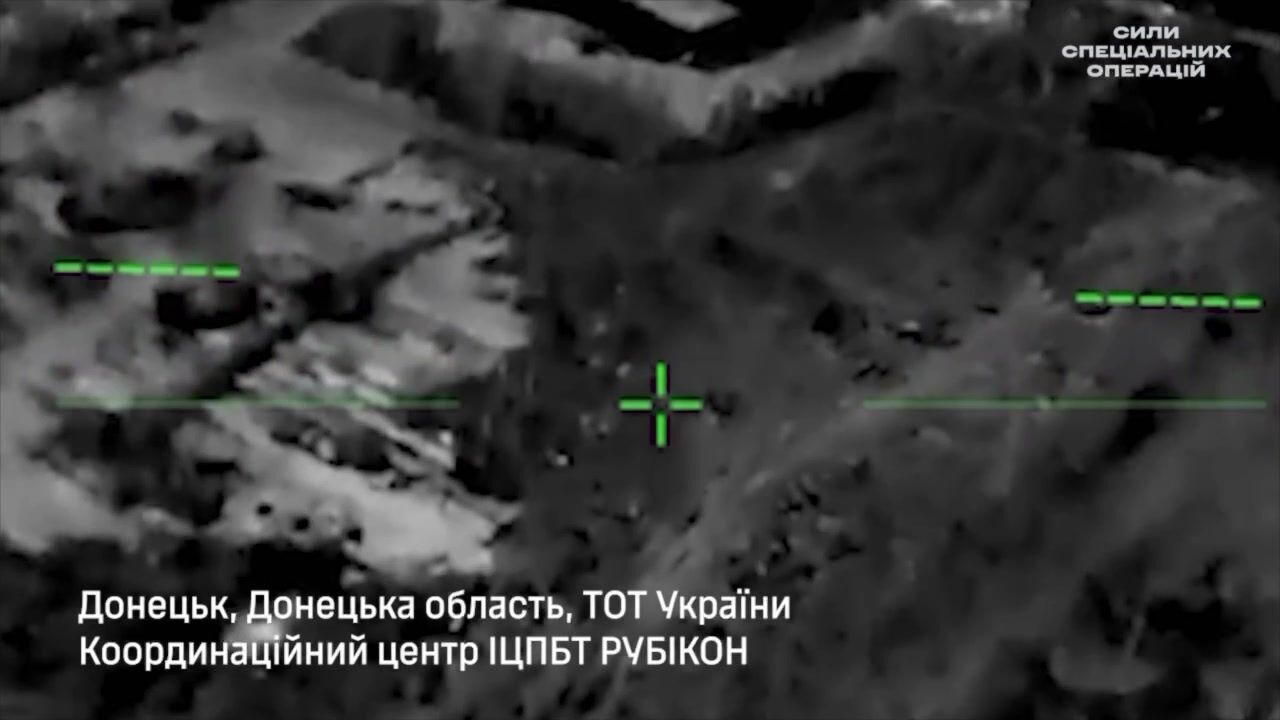 ССО уразили базу засекреченого російського підрозділу "Рубікон" в окупованому Донецьку. Відео