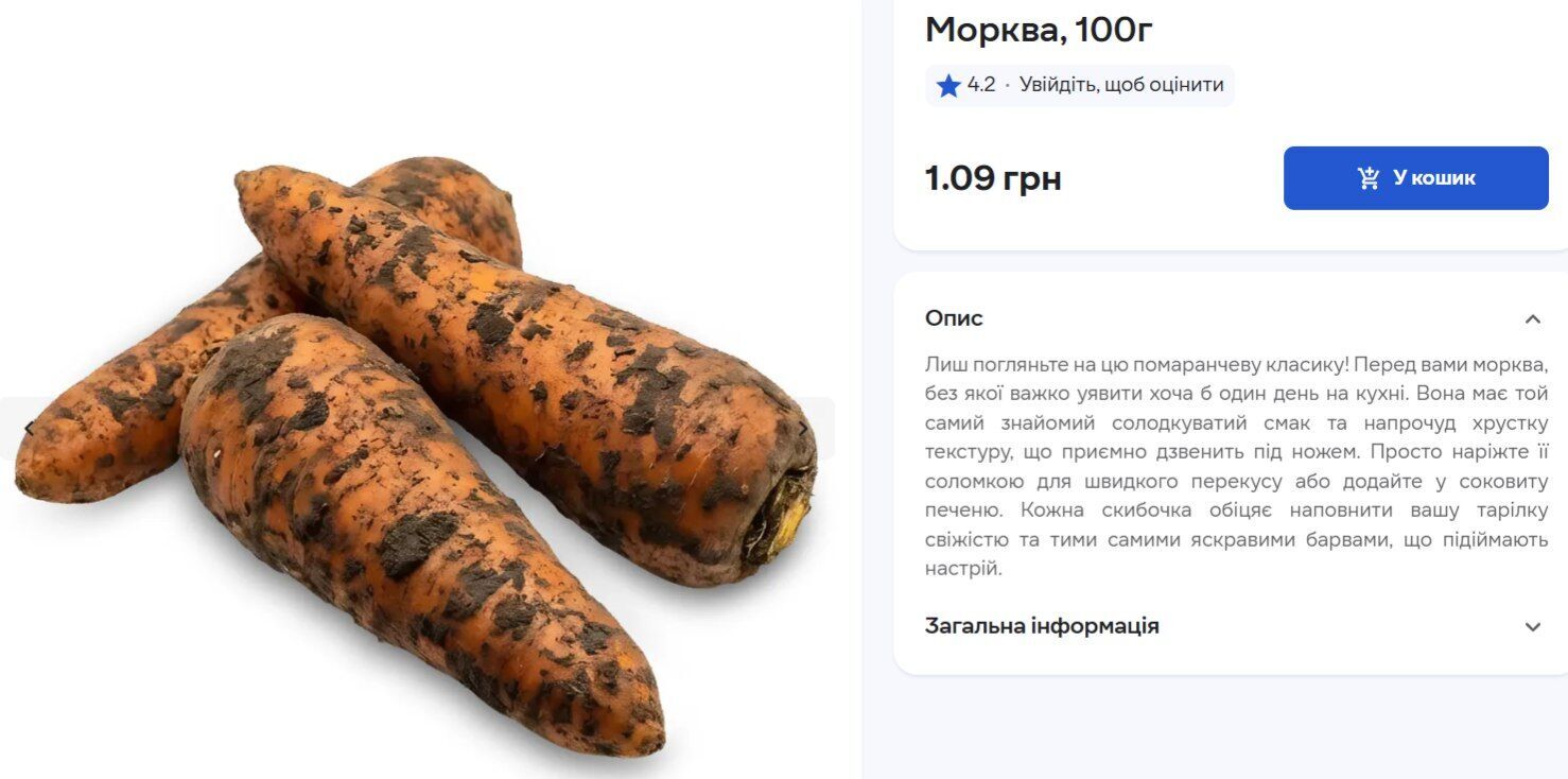 Скільки коштує овоч в супермаркетах