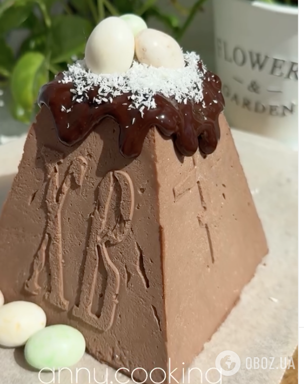 Сирна шоколадна паска "Баунті": ділимося легким рецептом святкового десерту