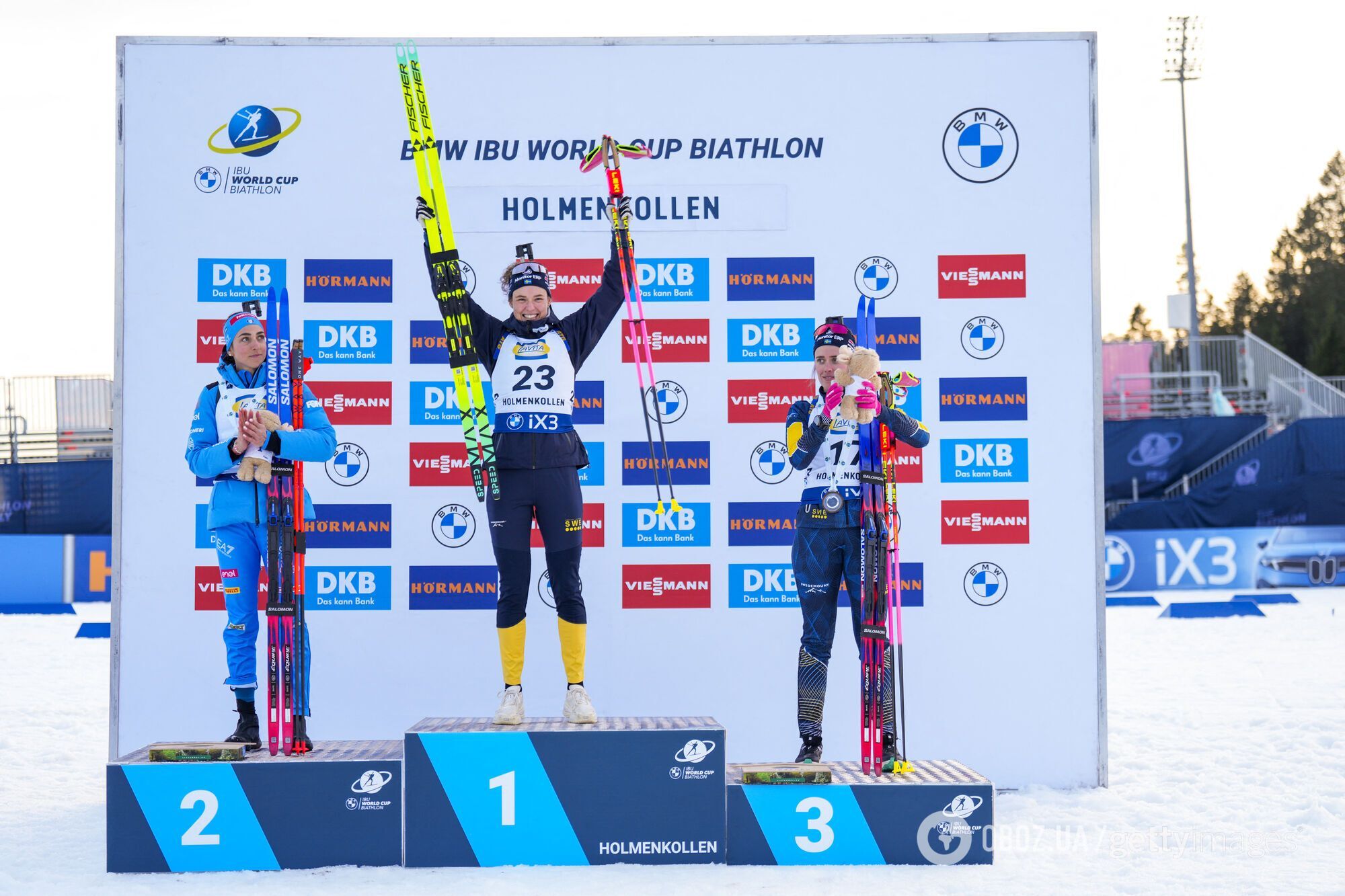 Украина с рекордом завершила гонку Кубка мира по биатлону. Видео