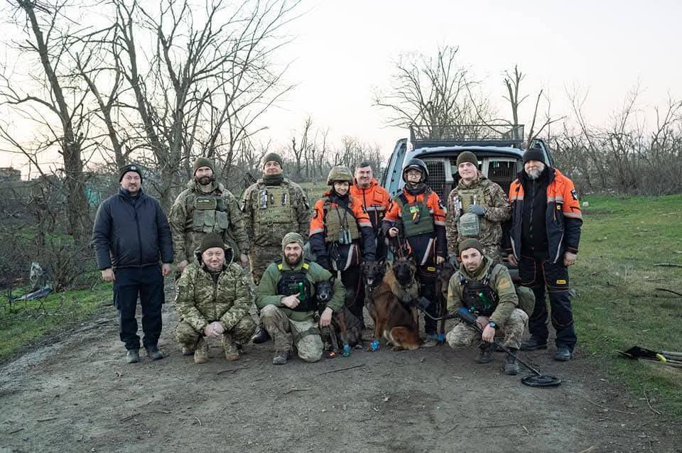 Нашла более 170 человек: умерла собака Ханна, которая помогала спасателям после атак РФ. Фото