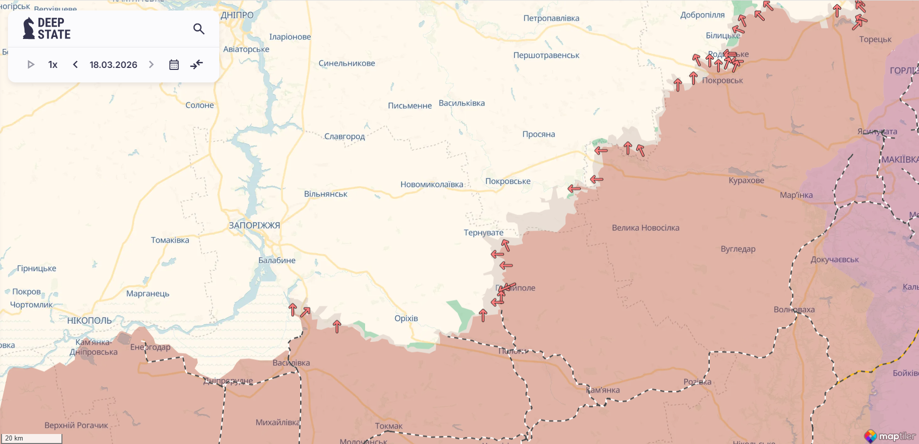 Російські війська зіткнулися з дилемою через успіхи ЗСУ на Олександрівському напрямку: в ISW оцінили ситуацію. Карта