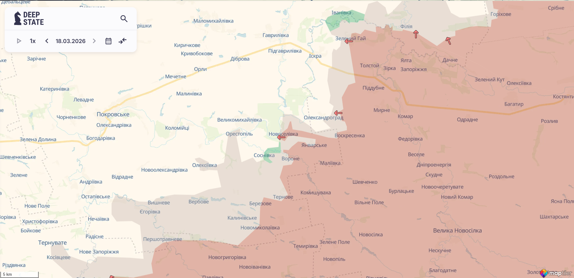 Російські війська зіткнулися з дилемою через успіхи ЗСУ на Олександрівському напрямку: в ISW оцінили ситуацію. Карта