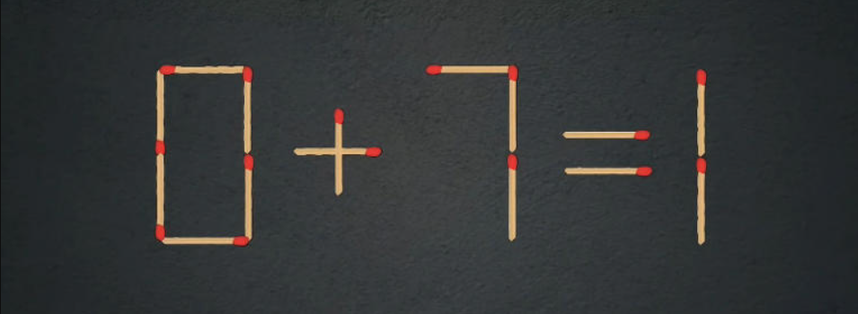 Головоломка со спичками: есть только 17 секунд