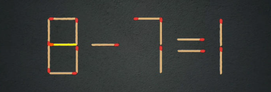 Головоломка со спичками: есть только 17 секунд